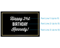 Personalized Mini Wine Bottle Labels - Boozy Birthday Alternate Image 3, Kate Aspen | Wine Bottle Labels