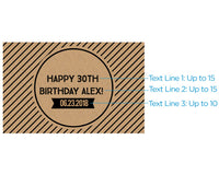 Thumbnail for Personalized Mini Wine Bottle Labels - Boozy Birthday Alternate Image 2, Kate Aspen | Wine Bottle Labels