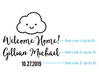 Thumbnail for Personalized 10 oz. Frosted Flex Cup - Gender Neutral Baby Shower