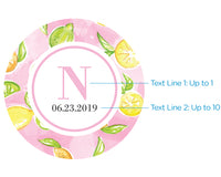 Thumbnail for Personalized Gold Round Candy Tin - Cheery & Chic (Set of 12)