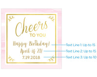 Thumbnail for Personalized 8 oz. Glass Mason Jar - Birthday For Her (Set of 12)