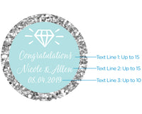 Thumbnail for Personalized Bubble Bottles - Something Blue (Set of 24)