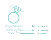 Thumbnail for Personalized 9 oz. Stemless Champagne Glass - Something Blue