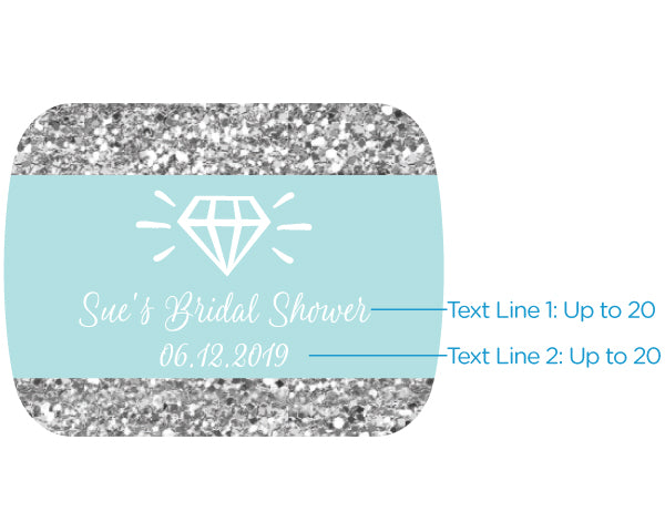 Personalized Silver Bottle Opener - Something Blue