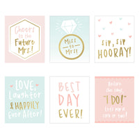Bridal Shower Wine Bottle Label (Set of 6) Alternate Image 2, Kate Aspen | Wine Bottle Labels