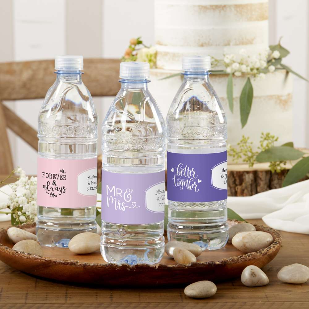 Personalized Water Bottle Labels (Set of 12) Alternate Image 2, Kate Aspen | Water Bottle Labels