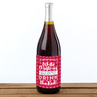 Thumbnail for Christmas Wine Bottle Label - Boozy (Set of 6) Main Image, Kate Aspen | Wine Bottle Labels