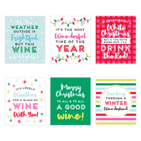 Thumbnail for Christmas Wine Bottle Label - Boozy (Set of 6) Alternate Image 2, Kate Aspen | Wine Bottle Labels