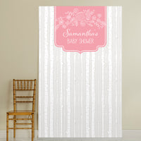 Thumbnail for Personalized Photo Backdrop - Rustic Trees Baby Shower Main Image, Kate Aspen | Photo Backdrops
