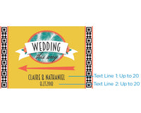 Thumbnail for Personalized Directional Sign (18x12) - Tropical Chic