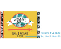 Thumbnail for Personalized Directional Sign (18x12) - Tropical Chic