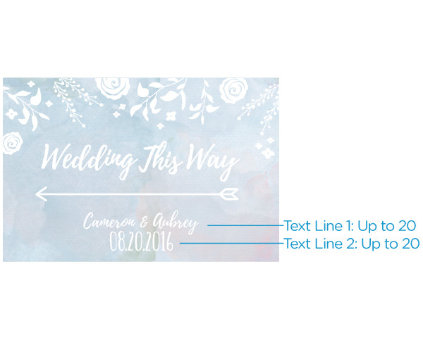Personalized Directional Sign (18x12) - Ethereal Dream