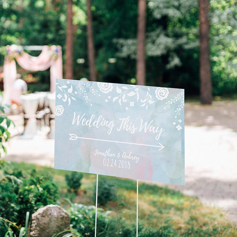Personalized Directional Sign (18x12) - Ethereal Dream