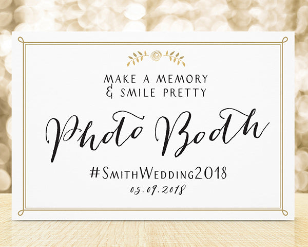 Personalized Sign (18x12) - Wedding Alternate Image 3, Kate Aspen | Banner