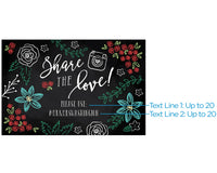 Thumbnail for Personalized Sign (18x12) - Chalk Alternate Image 5, Kate Aspen | Banner