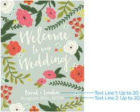 Thumbnail for Personalized Poster (18x24) - Vintage Wedding Alternate Image 3, Kate Aspen | Banner