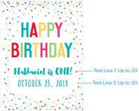 Thumbnail for Personalized Poster (18x24) - Happy Birthday Alternate Image 2, Kate Aspen | Banner