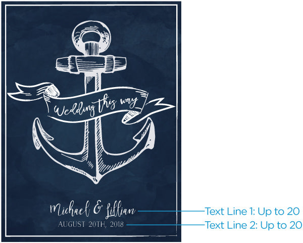 Personalized Poster (18x24) - Nautical Alternate Image 3, Kate Aspen | Banner