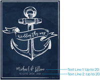 Thumbnail for Personalized Poster (18x24) - Nautical Alternate Image 3, Kate Aspen | Banner