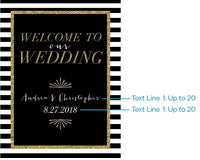 Thumbnail for Personalized Poster (18x24) - Classic Wedding Alternate Image 2, Kate Aspen | Banner