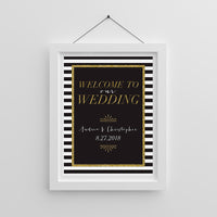 Thumbnail for Personalized Poster (18x24) - Classic Wedding Main Image, Kate Aspen | Banner