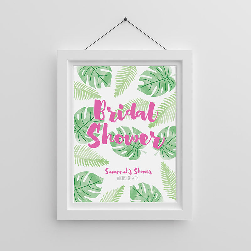 Personalized Poster (18x24) - Pineapples & Palms Main Image, Kate Aspen | Banner