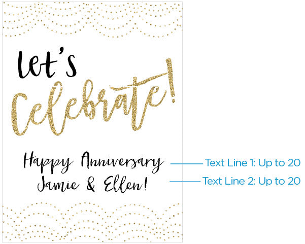 Personalized Poster (18x24) - Let's Celebrate! Alternate Image 2, Kate Aspen | Banner