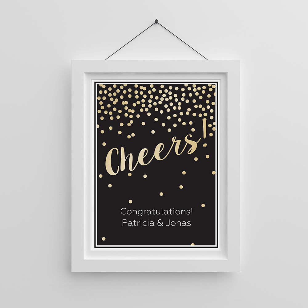 Personalized Poster (18x24) - Cheers! Main Image, Kate Aspen | Banner