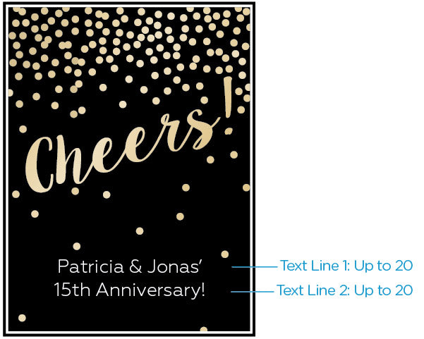Personalized Poster (18x24) - Cheers! Alternate Image 2, Kate Aspen | Banner