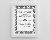 Thumbnail for Personalized Poster (18x24) - Damask Alternate Image 2, Kate Aspen | Banner