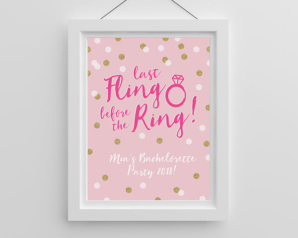 Personalized Poster (18x24) - Bachelorette Alternate Image 2, Kate Aspen | Banner