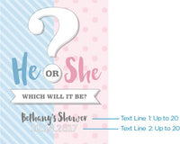 Thumbnail for Personalized Poster (18x24) - Gender Reveal Alternate Image 2, Kate Aspen | Banner