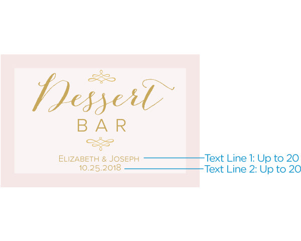 Personalized Sign (18x12) - Modern Romance Alternate Image 2, Kate Aspen | Banner