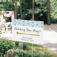 Thumbnail for Personalized Directional Sign (18x12) - Seaside Escape
