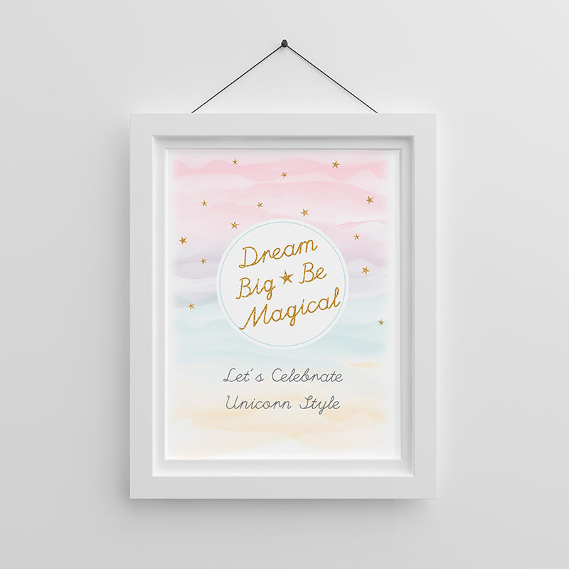 Personalized Poster (18x24) - Enchanted Party Main Image, Kate Aspen | Banner
