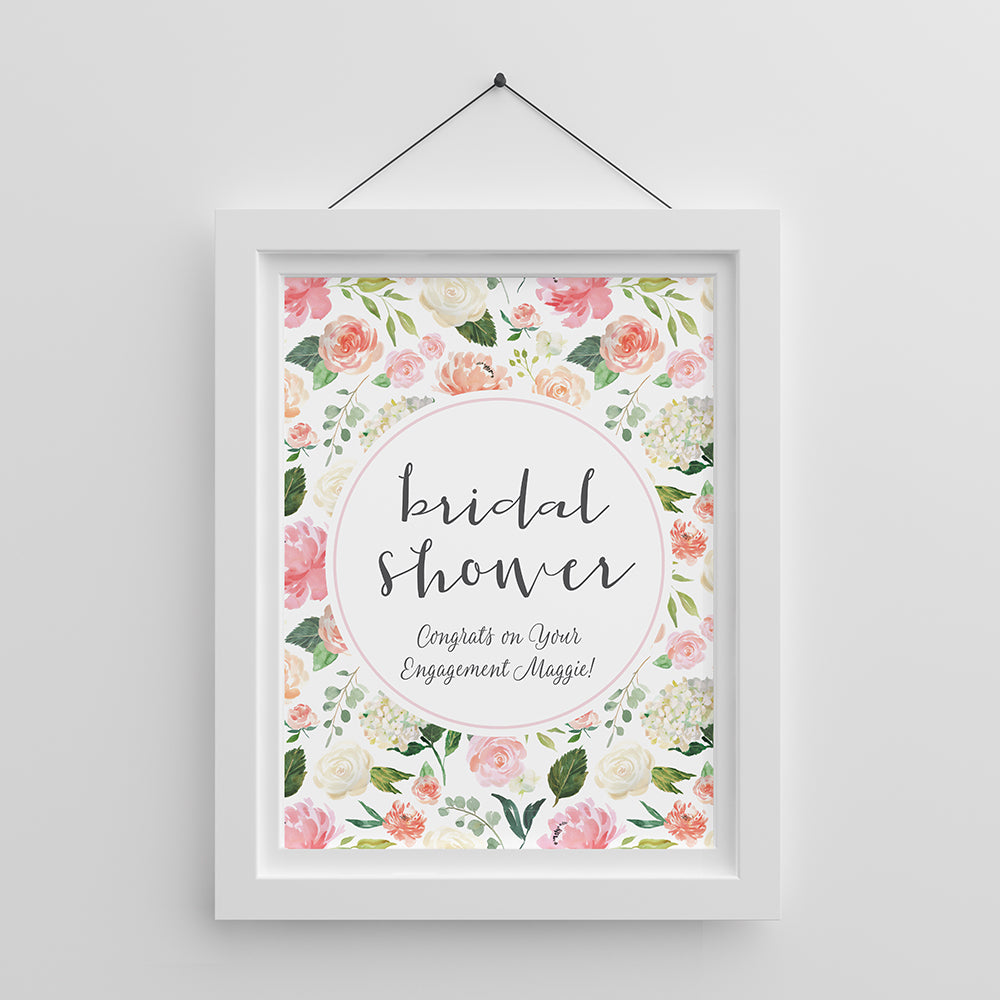Personalized Poster (18x24) - Brunch Bridal Shower Main Image, Kate Aspen | Banner