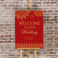 Thumbnail for Personalized Poster (18x24) - Indian Jewel Wedding Main Image, Kate Aspen | Banner