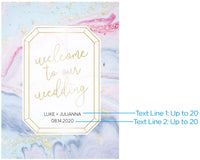Thumbnail for Personalized Poster (18x24) - Elements Wedding Alternate Image 2, Kate Aspen | Banner
