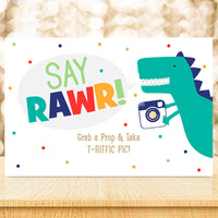 Thumbnail for Personalized Sign (18x12) - Dino Party Main Image, Kate Aspen | Banner