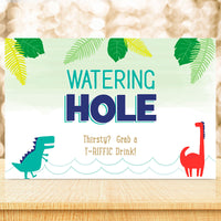 Thumbnail for Personalized Sign (18x12) - Dino Party Alternate Image 2, Kate Aspen | Banner