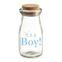 Thumbnail for It's a Boy Vintage 3.8 oz. Milk Bottle Favor Jar (Set of 12)
