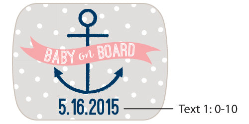 Personalized Silver Bottle Opener - Nautical Baby Shower