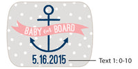 Thumbnail for Personalized Silver Bottle Opener - Nautical Baby Shower