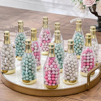 Thumbnail for Gold Metallic Champagne Bottle Favor Container - Medium (Set of 12) Alternate Image 2, Kate Aspen | Favor Container