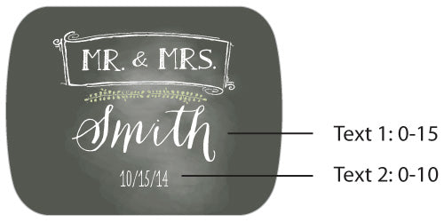Personalized Silver Bottle Opener - Rustic Wedding