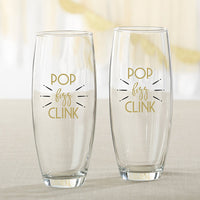 Thumbnail for New Year's Eve 9 oz. Stemless Champagne Glass (Set of 2)