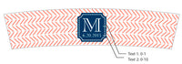 Thumbnail for Personalized Frosted Glass Votive - Kate's Nautical Wedding Collection