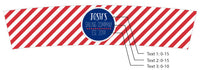 Thumbnail for Personalized Frosted Glass Votive - Kate's Nautical Birthday Collection
