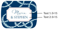 Thumbnail for Personalized Silver Bottle Opener - Nautical Wedding