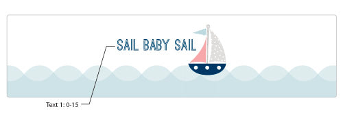 Personalized Water Bottle Labels - Nautical Baby Shower Alternate Image 4, Kate Aspen | Water Bottle Labels
